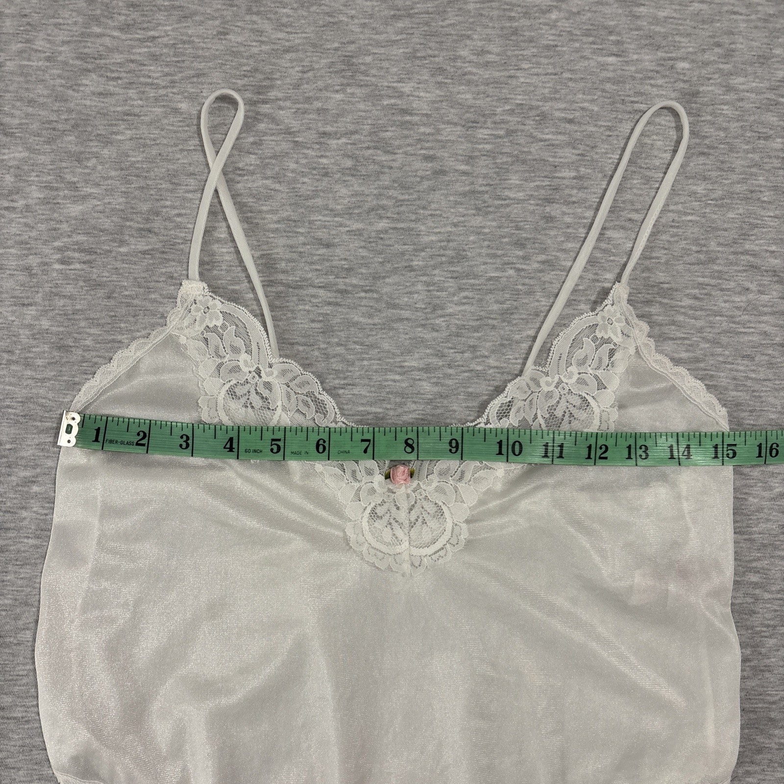 Vintage Lady Desiree Nylon Lace Camisole Womens Small Whimsy Dainty