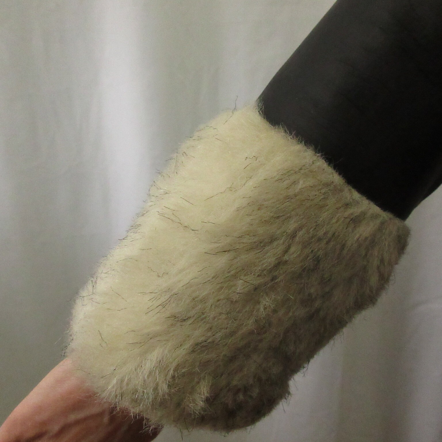 VINTAGE RARE 70s Faux Fur Women’s Coat MOD New Wave PUNK SOVIET NOIR GOTH OOAK
