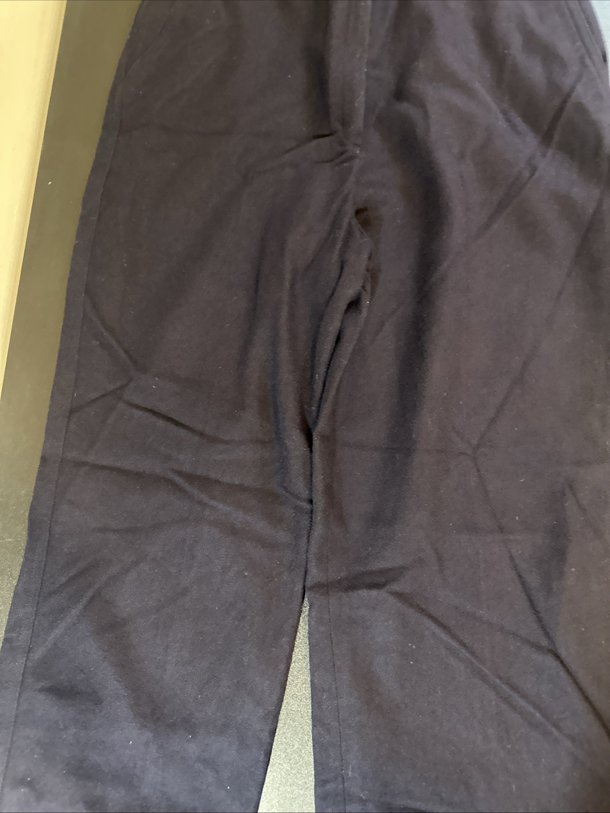 High waist Vintage The Villager Wool Sz 12 Navy blue 30” Inseam 26” Waist Small