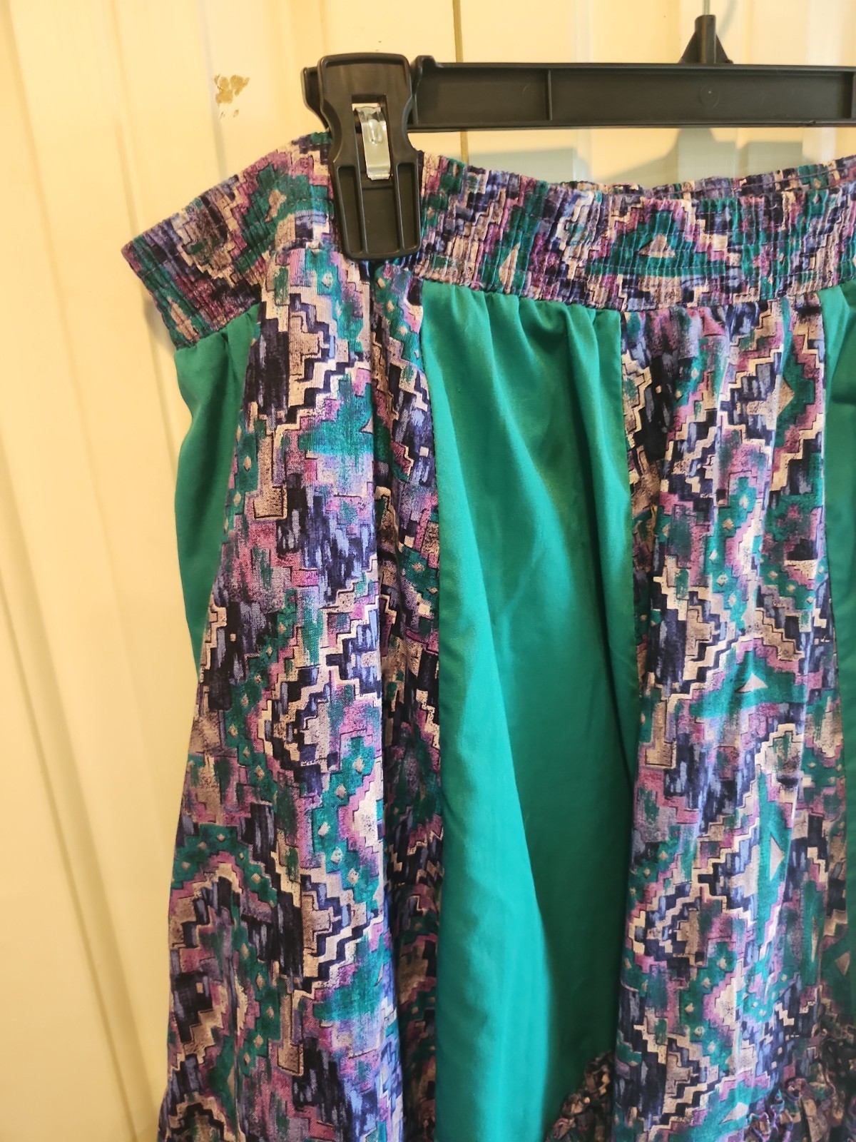 Partners Please! Malco Modes Square Dance Skirt Turquiose Purple Trim Size XL