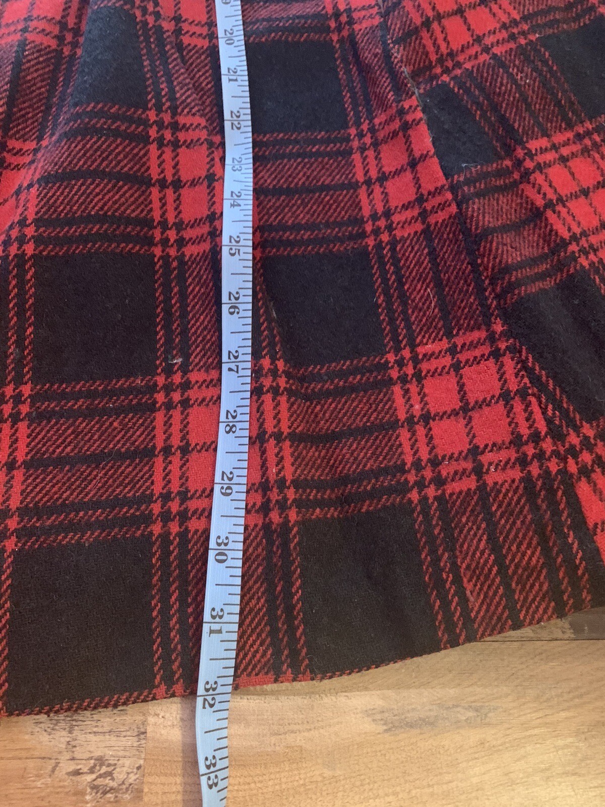 Mod Vintage Tartan Red Plaid Wool Queen Of Capes Country Place Jacket Shawl
