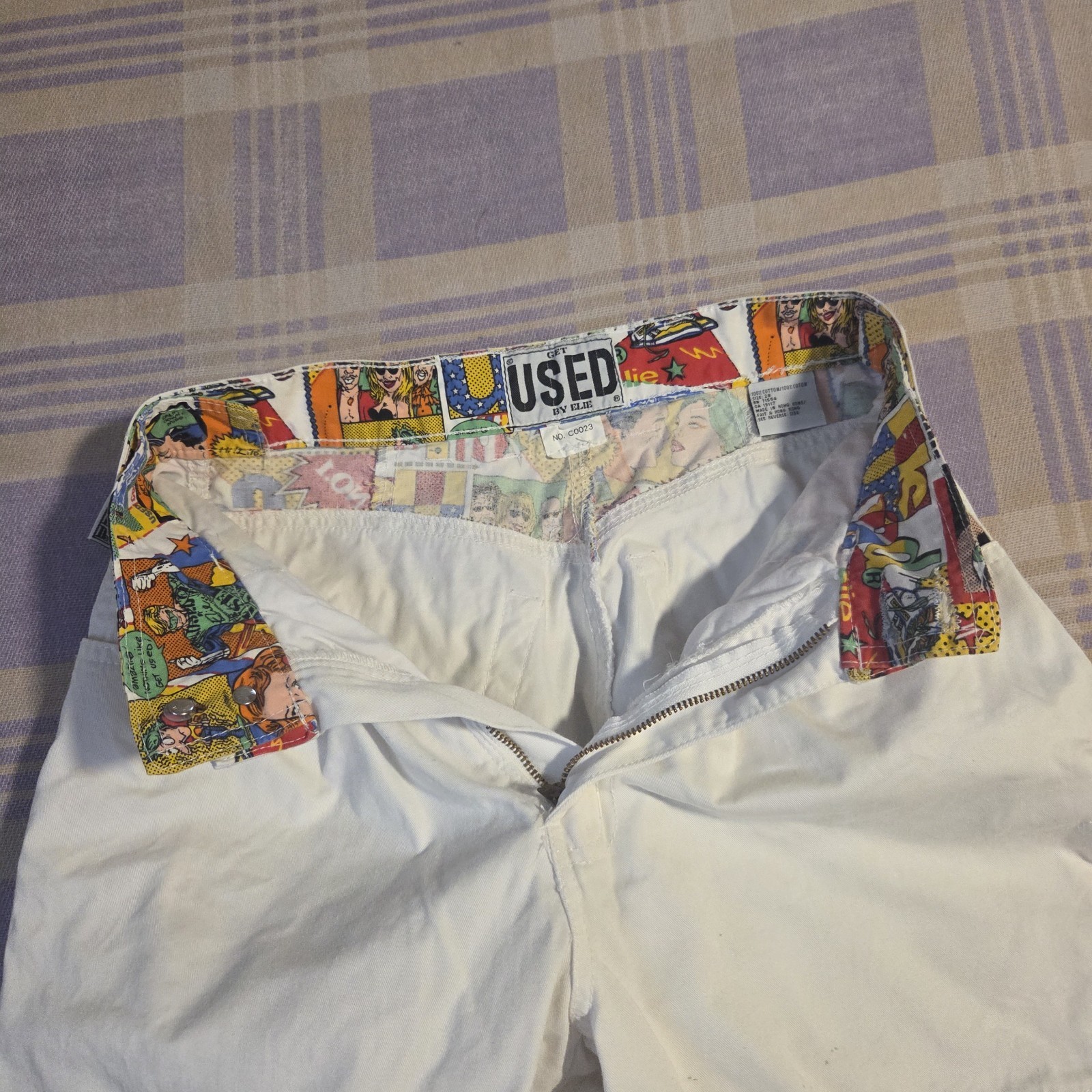 VINTAGE Get Used by Elie Jeans Shorts Size 26 Baggy Hip Hop 90s Y2K Loud Rare