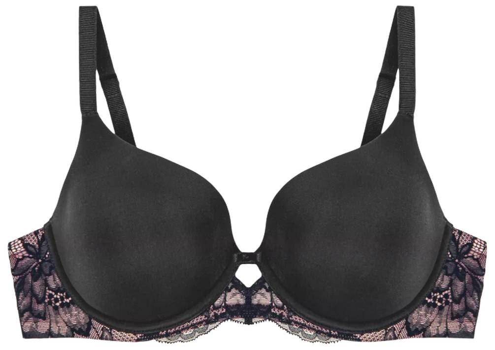 Triumph Womens Amourette Charm Wired Padded Bra – Black