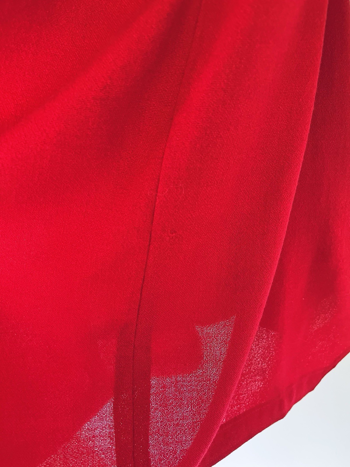 Jean Muir Vintage 1980s Wool Crepe Swing Coat Jacket