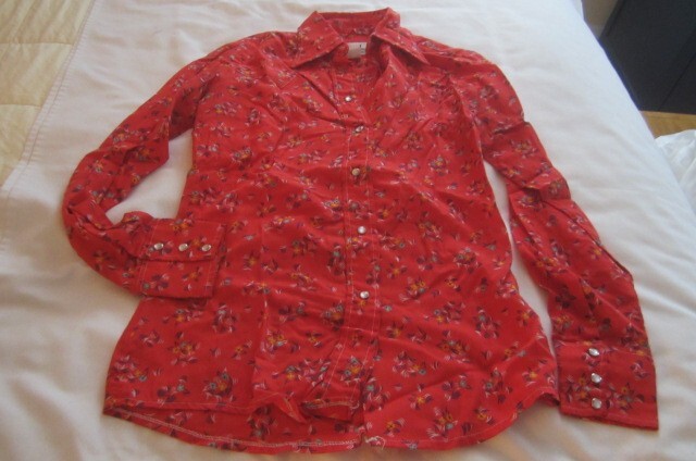 Vintage Women’s Size 32 Lady DJ Dickson Jenkins Red Western Shirt
