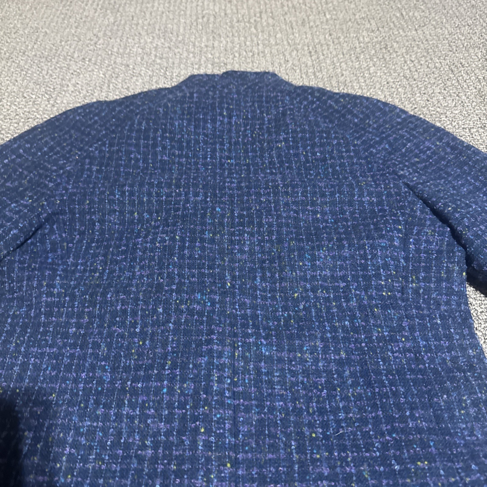 vogue paris original Women’s Dress Jacket Blue Handmade Vintage