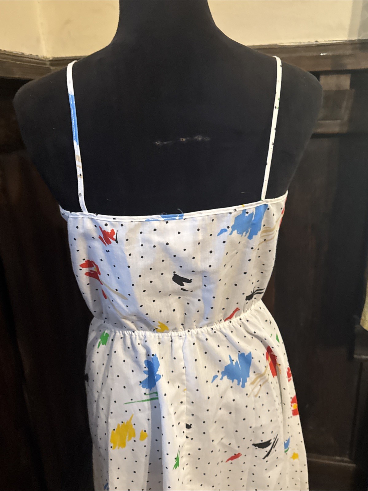 Vintage 80s Leslie Fay Sundress Art To Wear