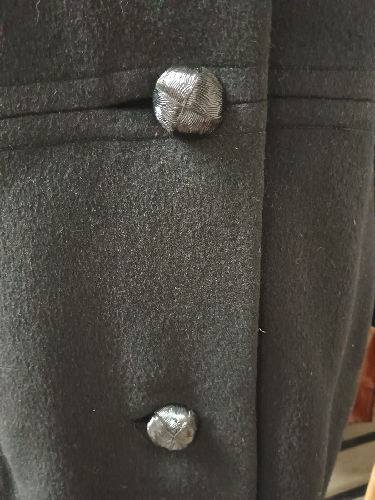 VINTAGE WOOL/FUR COAT