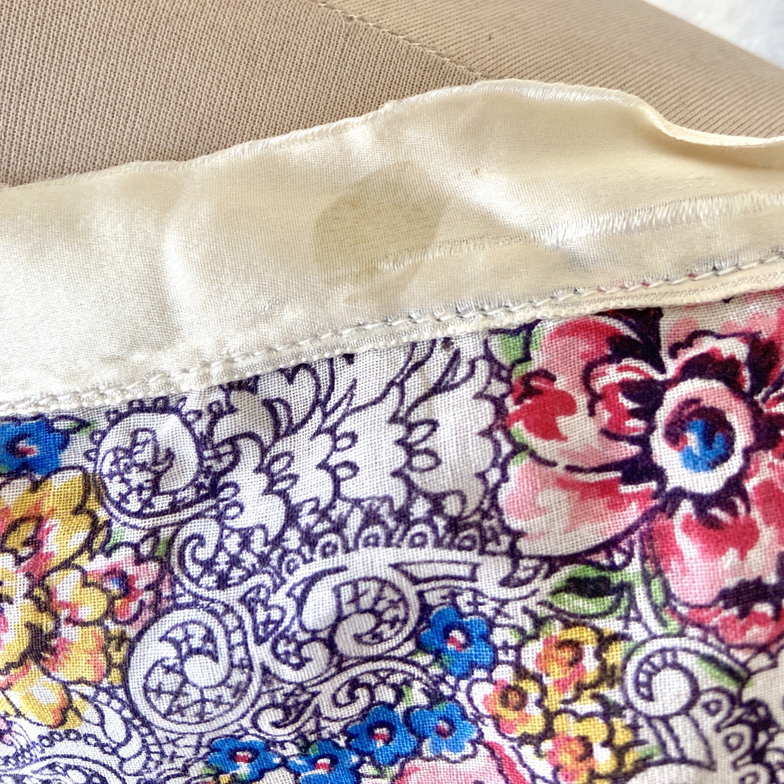 Stunning 1920s Antique Rococo Revival Floral Apron | Flapper Deco 1930s