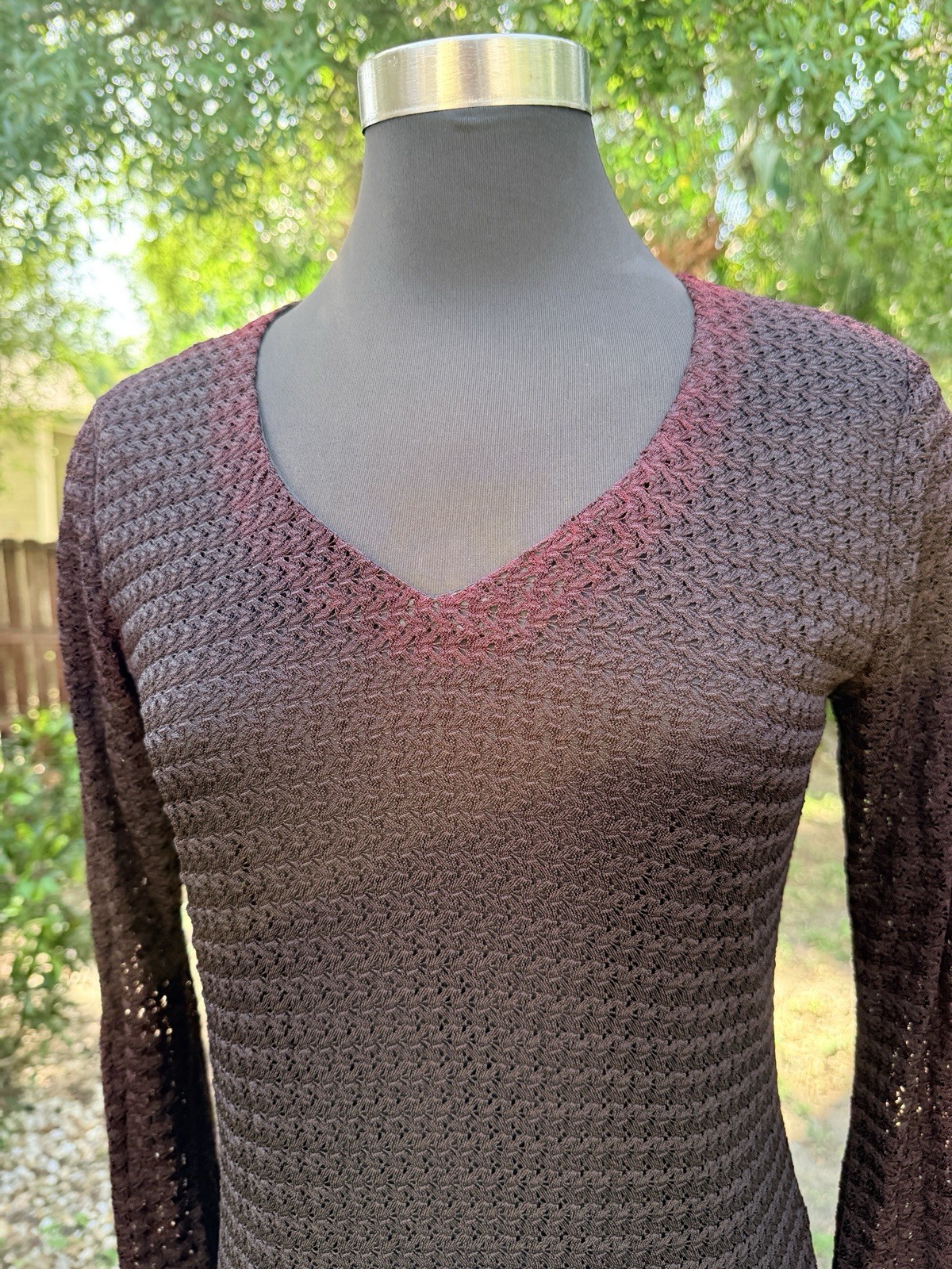 Vintage 90s 2000s Express Tricot Crochet Boho Mini Dress