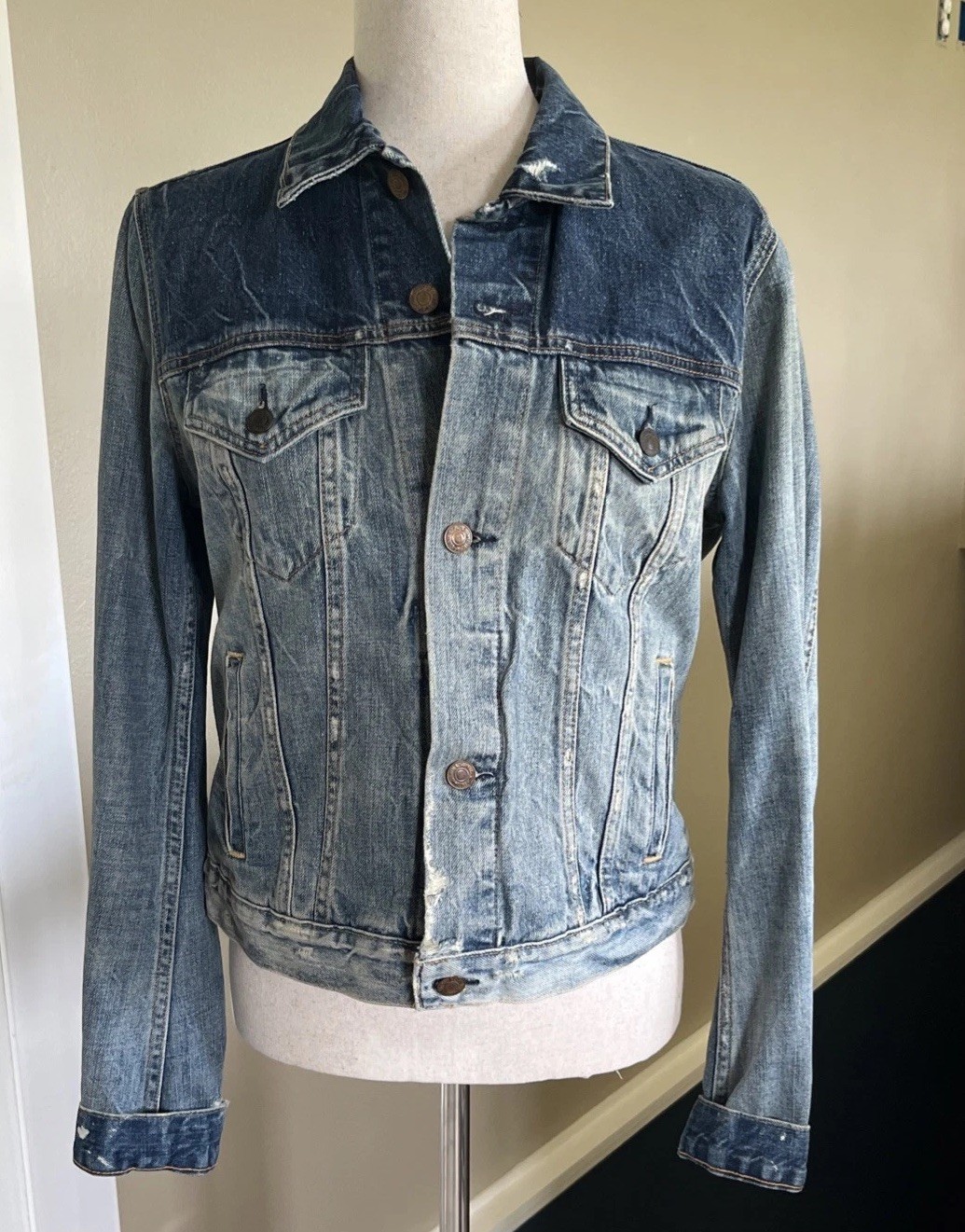 Woman’s Vintage Ralph Lauren DENIM & SUPPLY Size L Designer Distressed Rugged