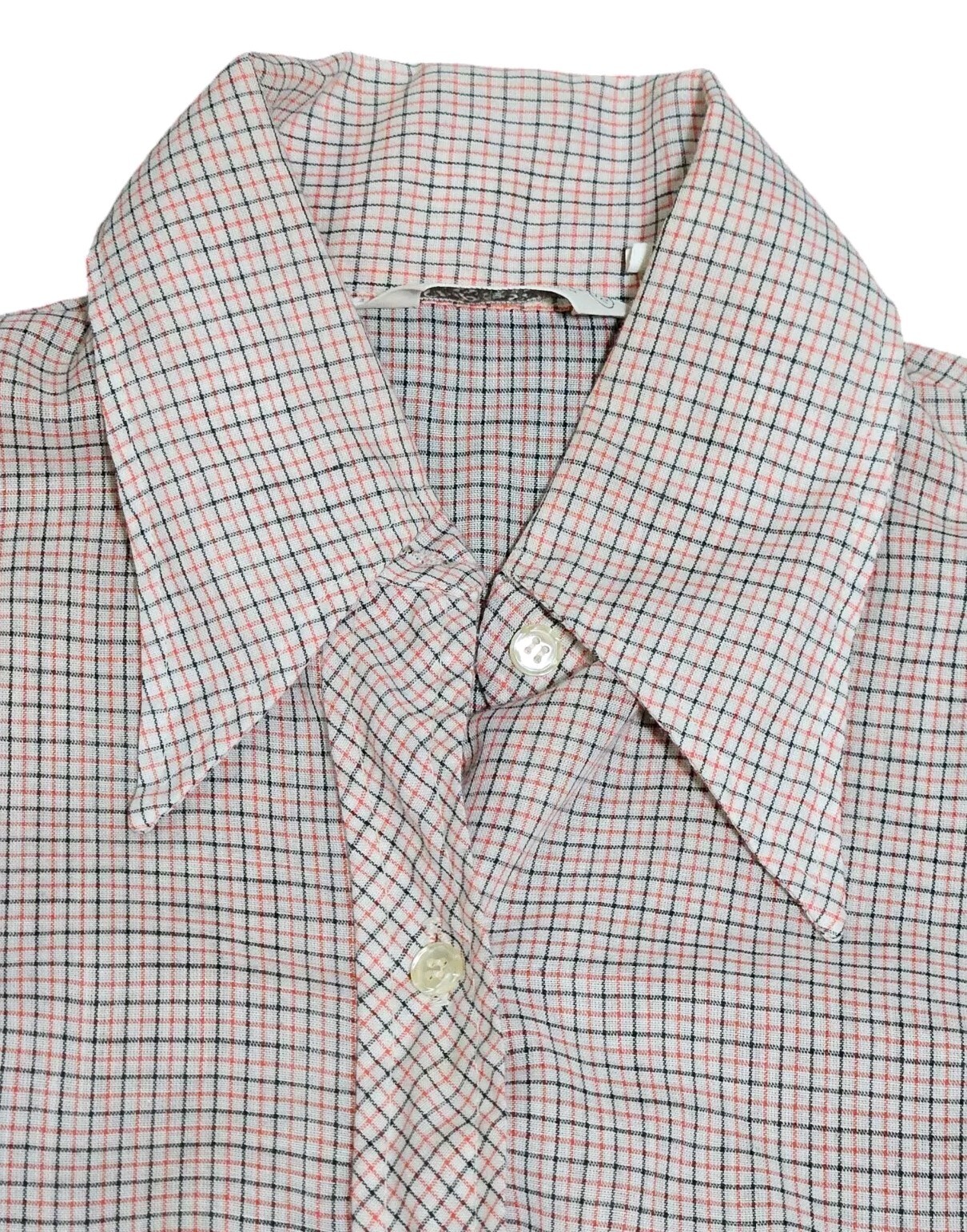 Vintage Ship N Shore Plaid Western Blouse Womens 12 Button-Up Red Black White