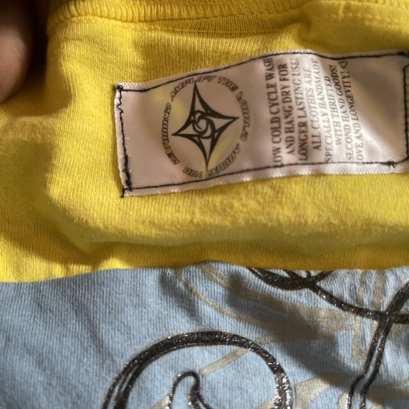 Vintage Upcycled Top On A Screen Stars Best Tag XL