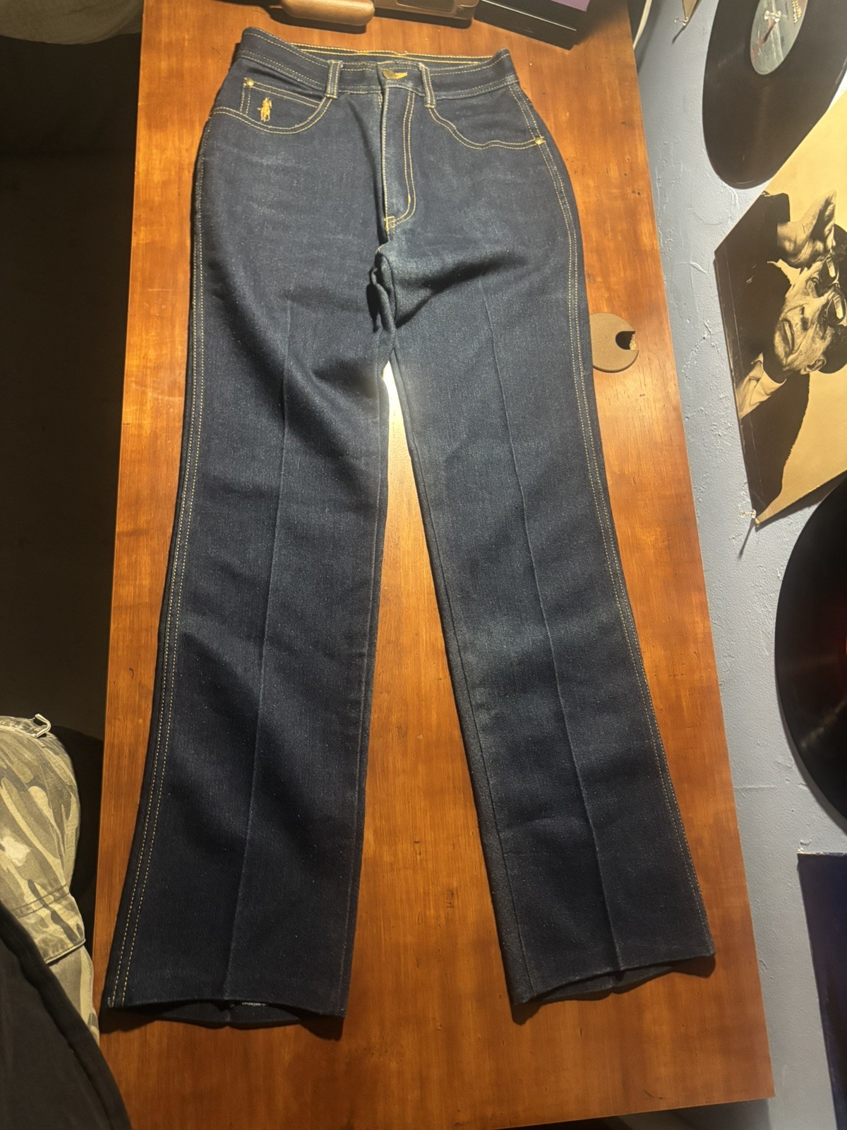 VINTAGE RARE Ivanhoe Women’s Jeans Size 9 Dark Wash SICK DESIGn