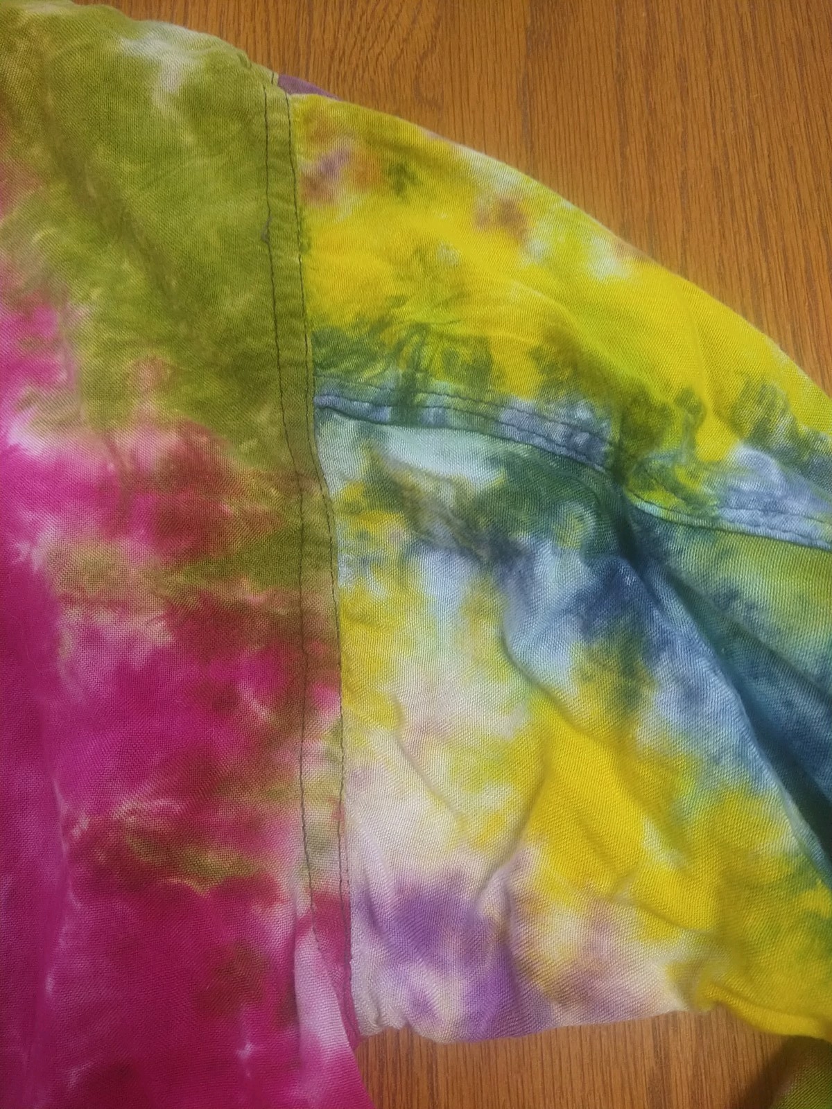 Vintage Tie-dye Cropped Jacket ~*SPEED LIMIT* SZ M *80’S/90’S* Holes in back*