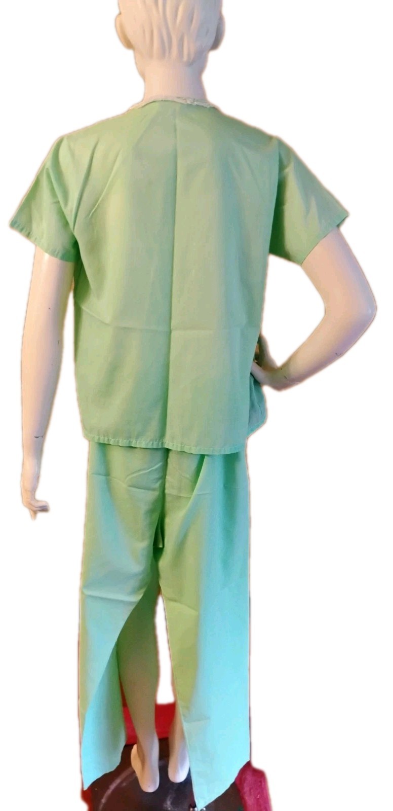 VTG 60’s „Katz” Mint Green Long PJ Set