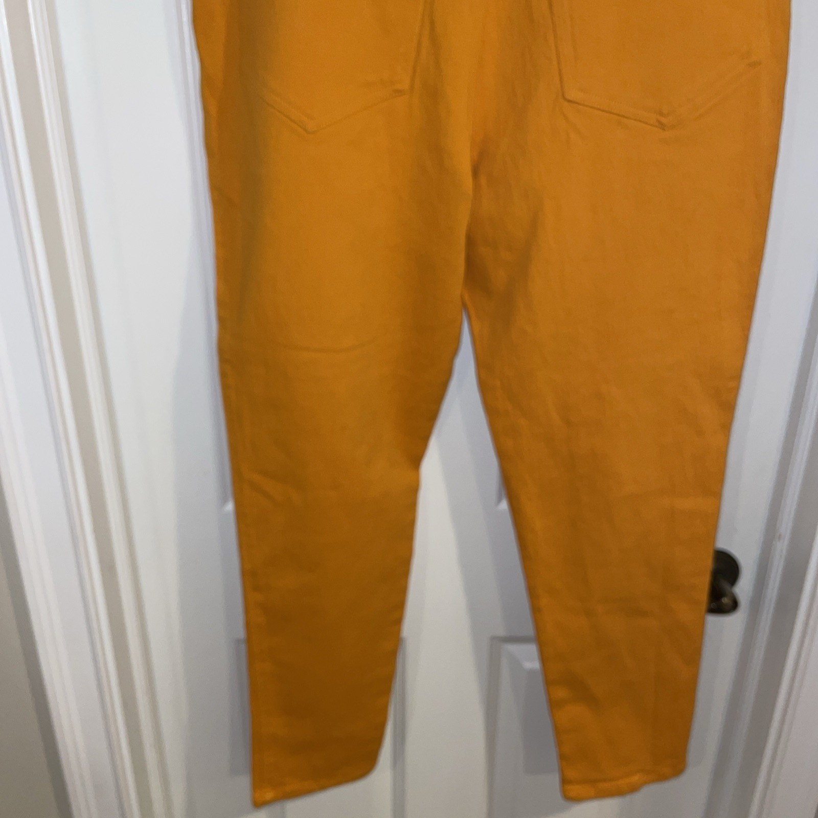 Vintage Pants Zandi Di Size 22 Orange 90’s Y2K Era Denim Stretch Skinny Ankle