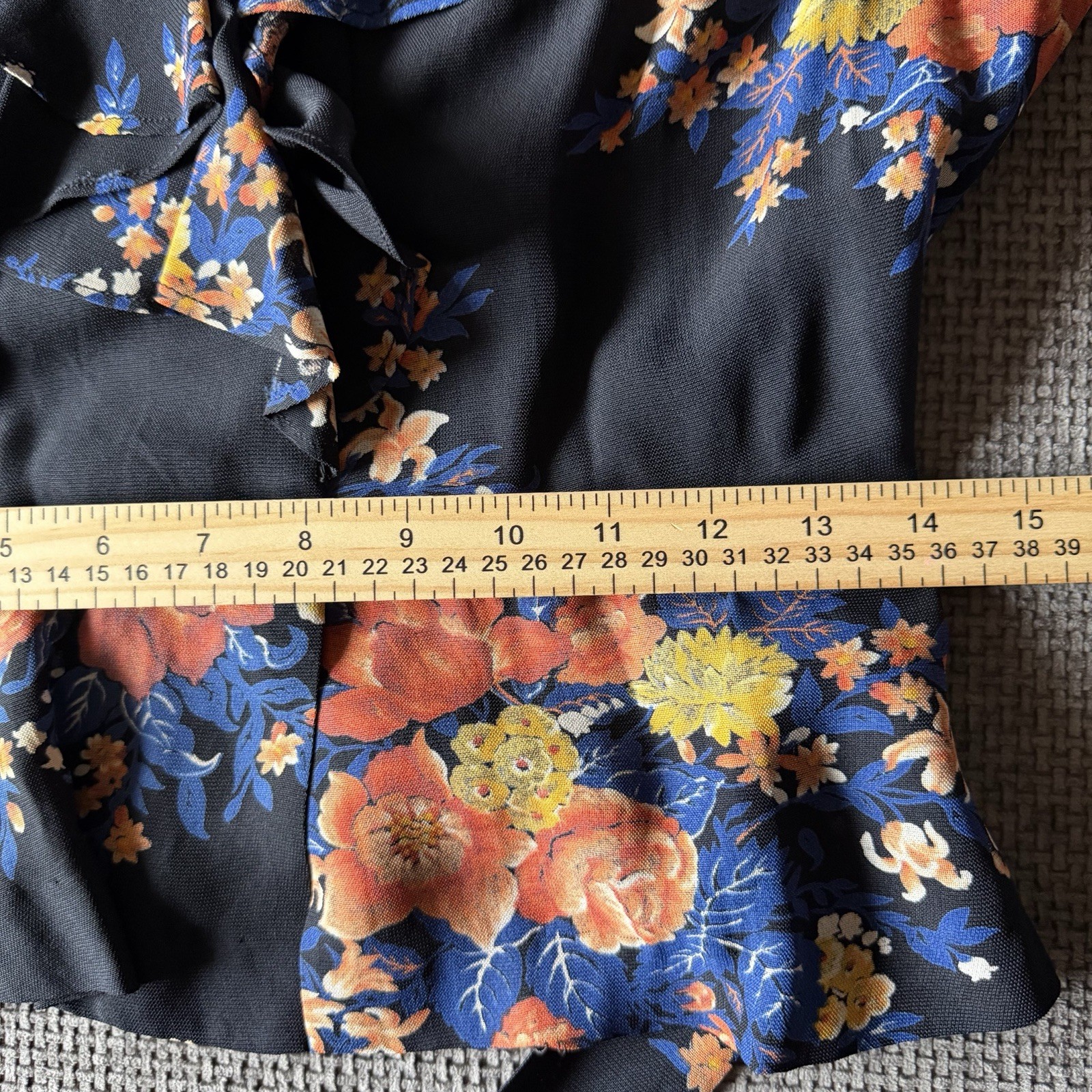 Ruffle Collar Vintage Blouse Sundays Child S Boho Hippie Peplum 70s Prairie Cali