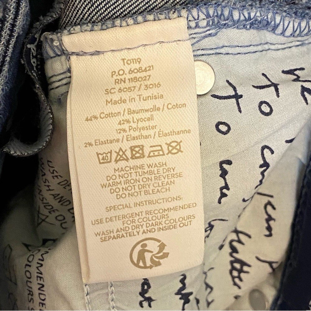 Boden Jeans Mayfair Modern Skinny mid rise medium wash women’s size 4 long (32”)