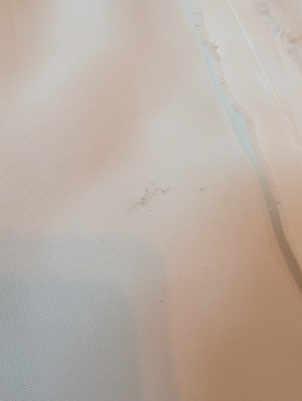 Vintage 1990s ILGWU Union Made Ivory Satin Wedding Dress Sequin Pearl Open Back