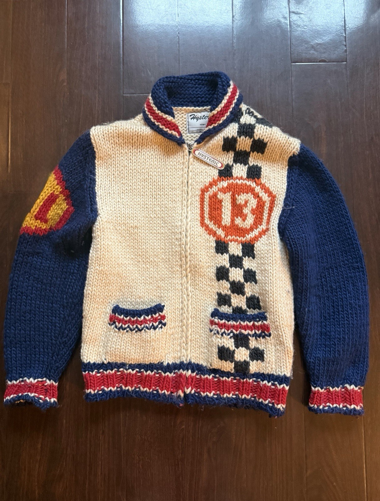 Hysteric Glamour Vintage Cowichan Knit Cardigan