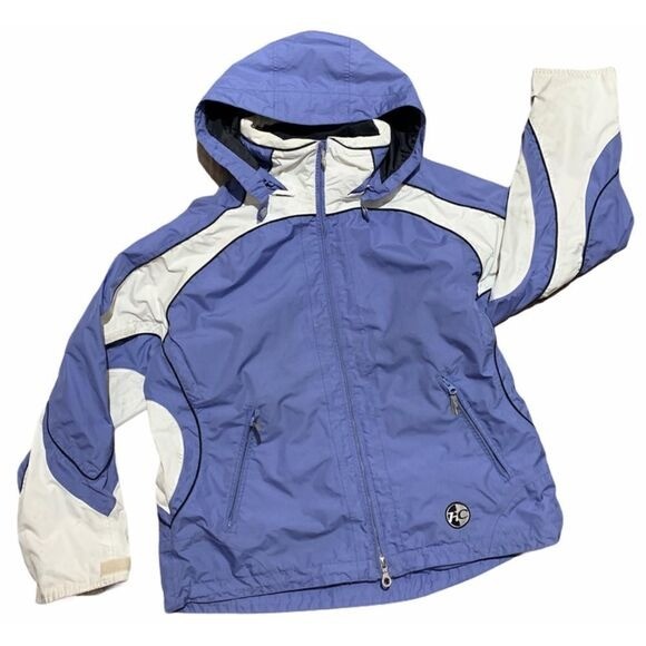 Hard Corps Womens Snowboard Ski Jacket Size 14 Purple White Outdoor Winter