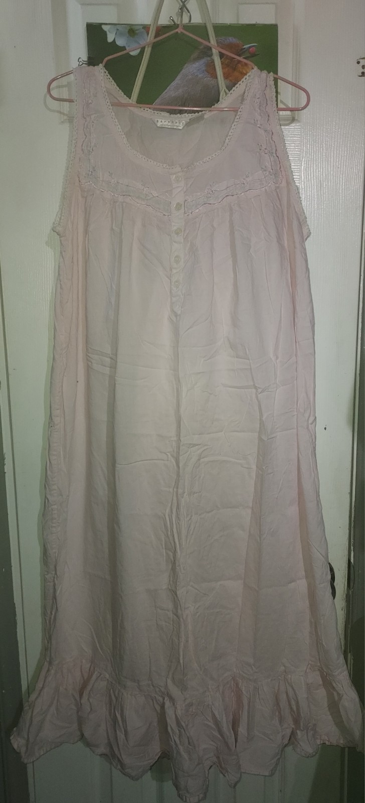 Vintage Mervyn PARTNERS INTIMATE Pink Night Gown Women’s Size Large