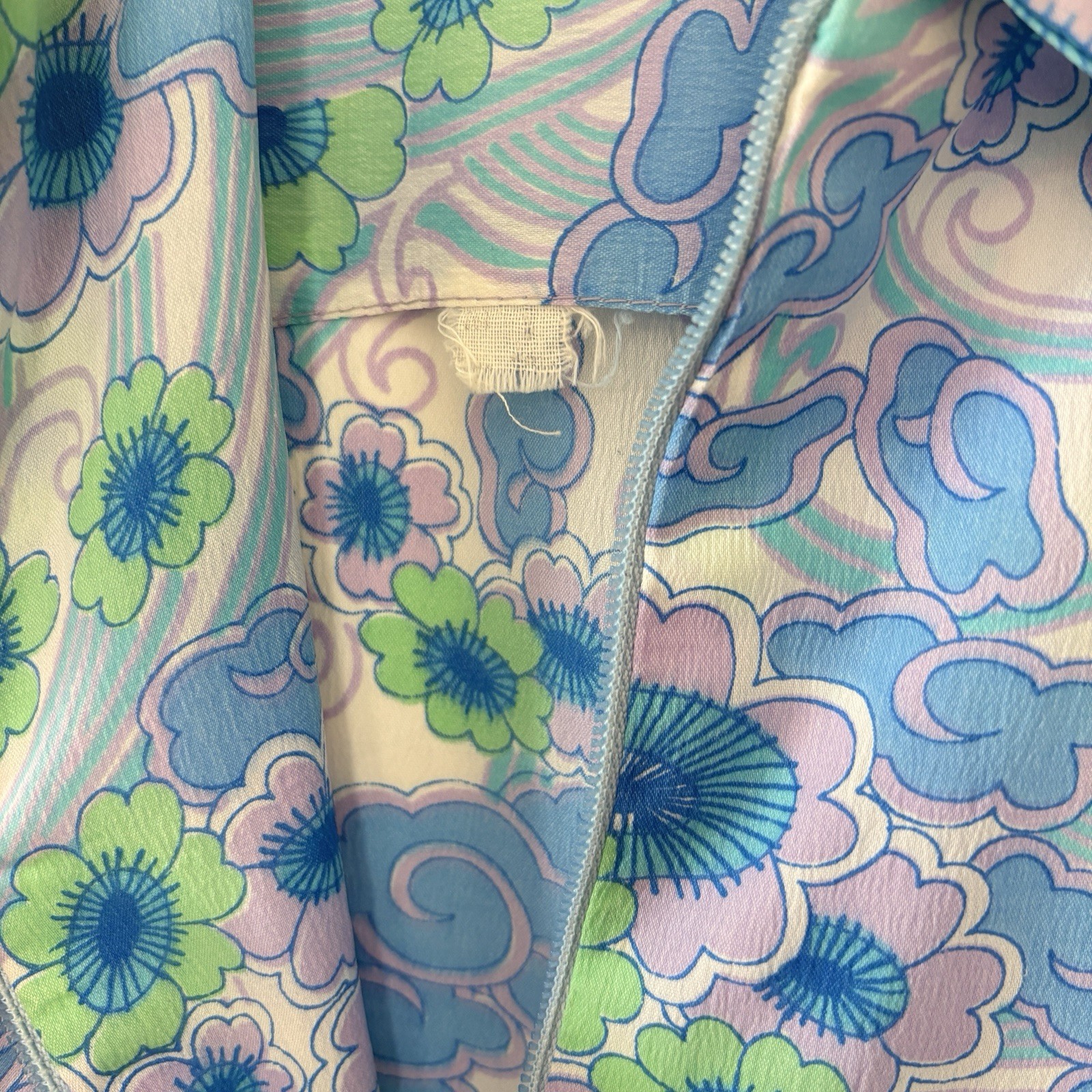 Vintage Sleeveless Floral Flower Power Dress