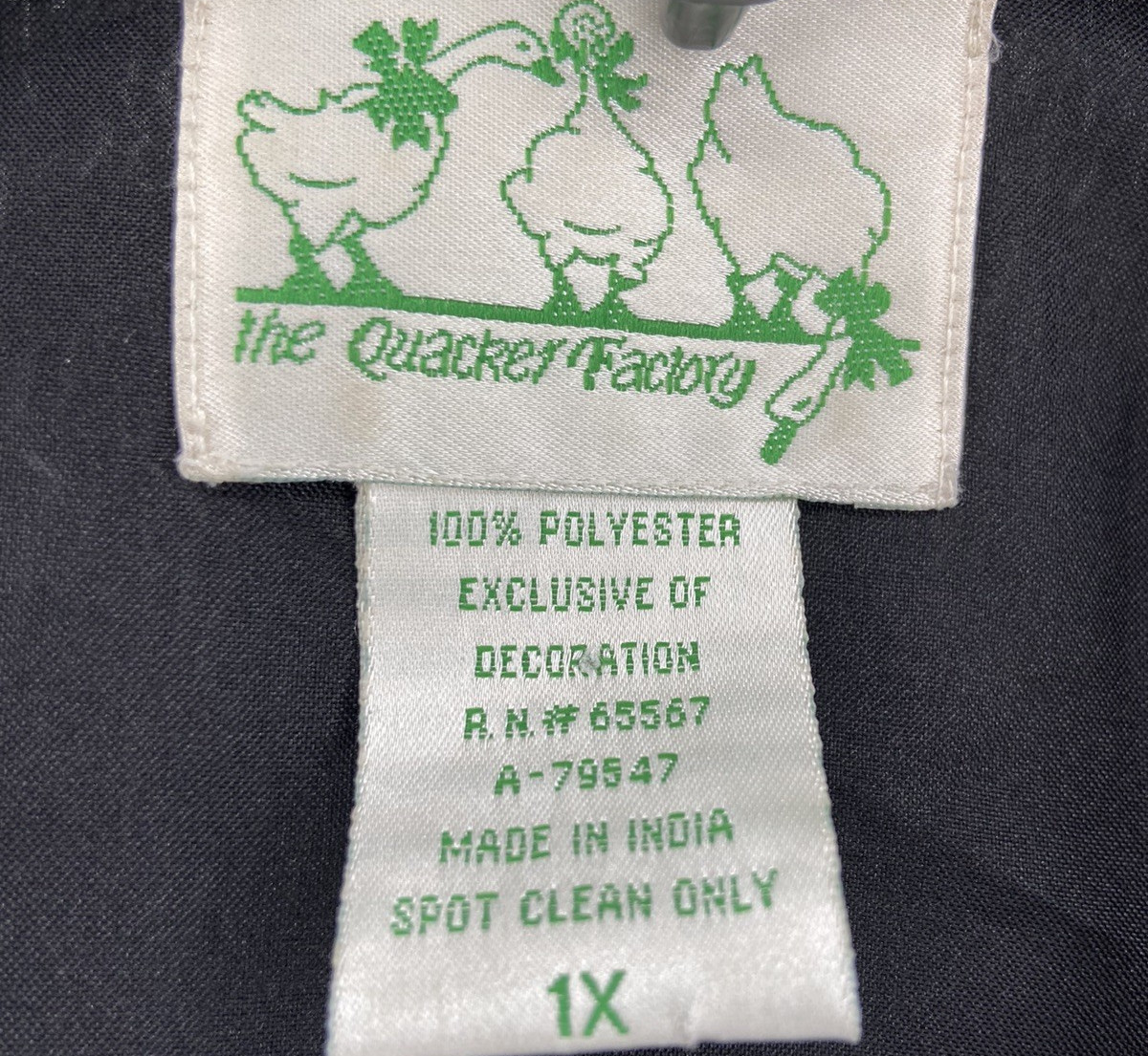 Vintage Quacker Factory Vest Women 1X St Patricks Day Sequin Lucky Holiday