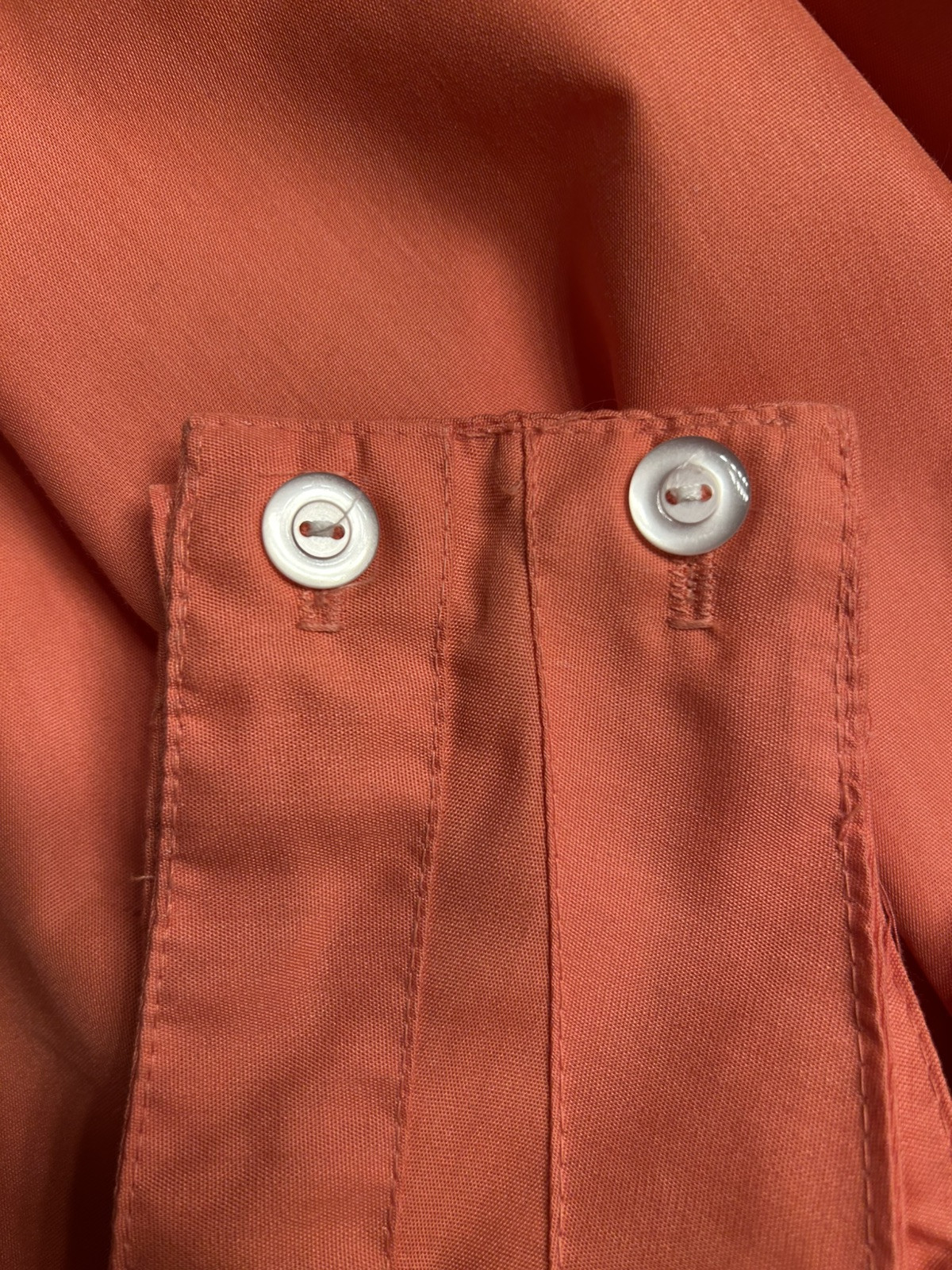 Vtg Fashion Seal Shane Apron Dress Pink Cottage Core Medium Smock Button Strap