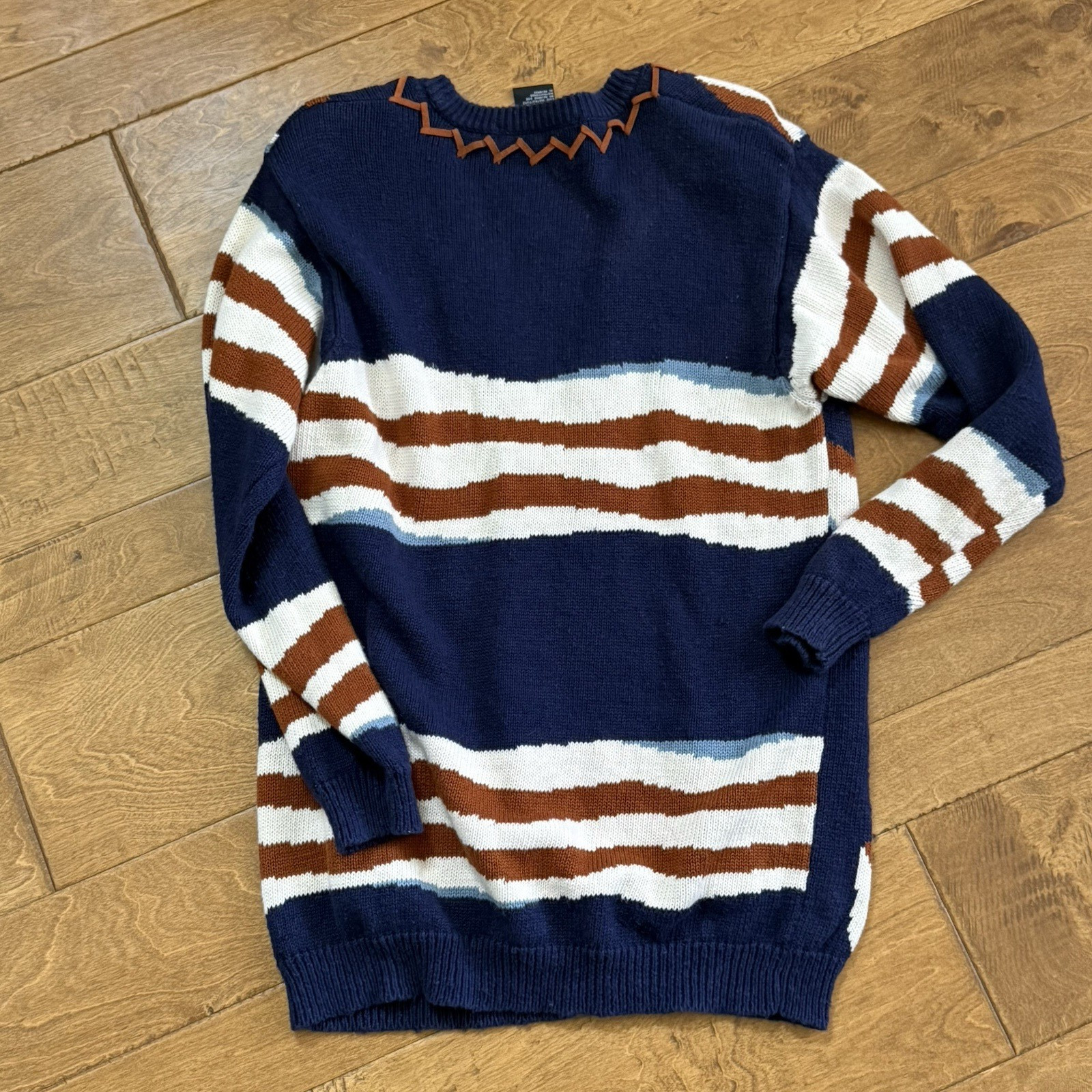 I.B. Diffusion Women’s Small Cardigan Sweater Lot of 2 Vintage 1993 Red Blue