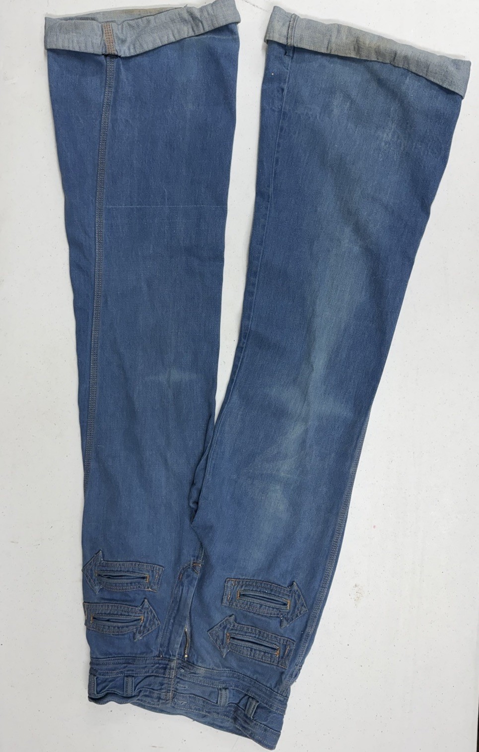 Vintage N’est Ce Pas Bell Bottom Jeans W24 L28 100% Cotton