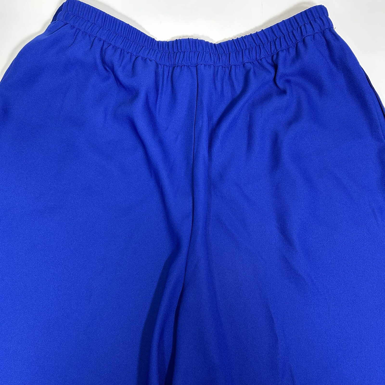 Vtg Kensington Square Women Pants Purple Pleated Front Tapered Leg Pocket Sz XLT