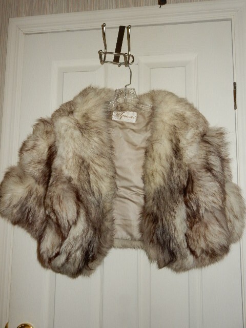 Vintage Saga Norwegian Blue Fox Cape/Stole