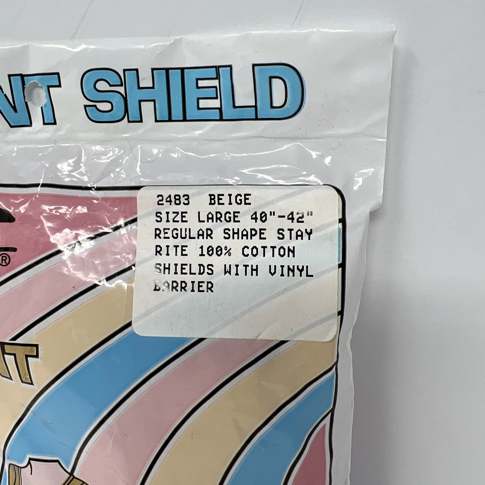 Kleinerts Womens Regular Shape Stay-Rite Garment Shield 2483 Beige Large 40″ 42″