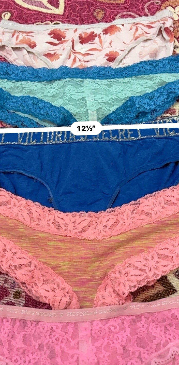 Vintage Lote 5 Pink/victoria Secrets Mic Pantis #005