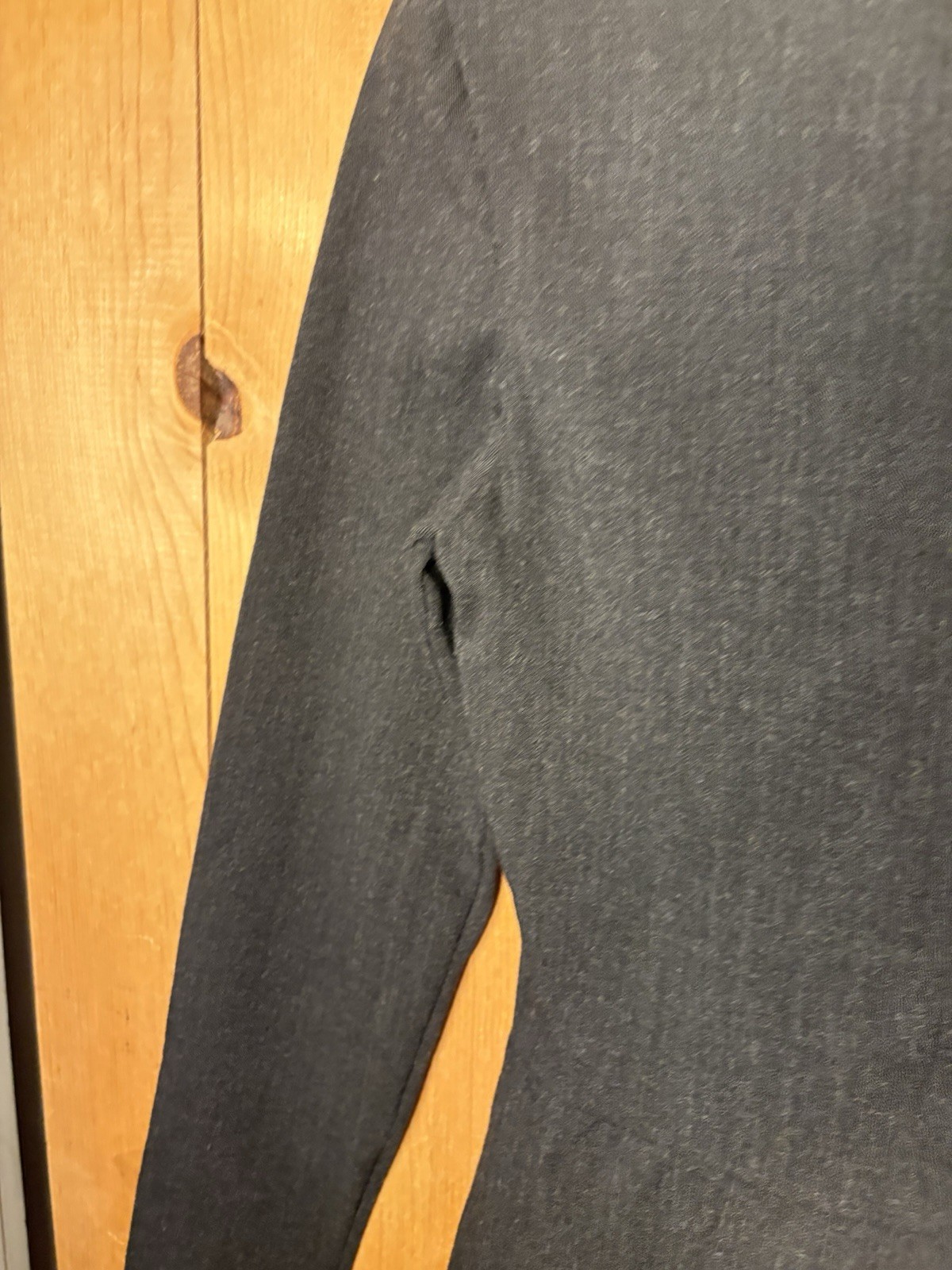 VTG Emporio Armani black asymmetric double-front blazer ROMPER Wool XS/S 36/26”