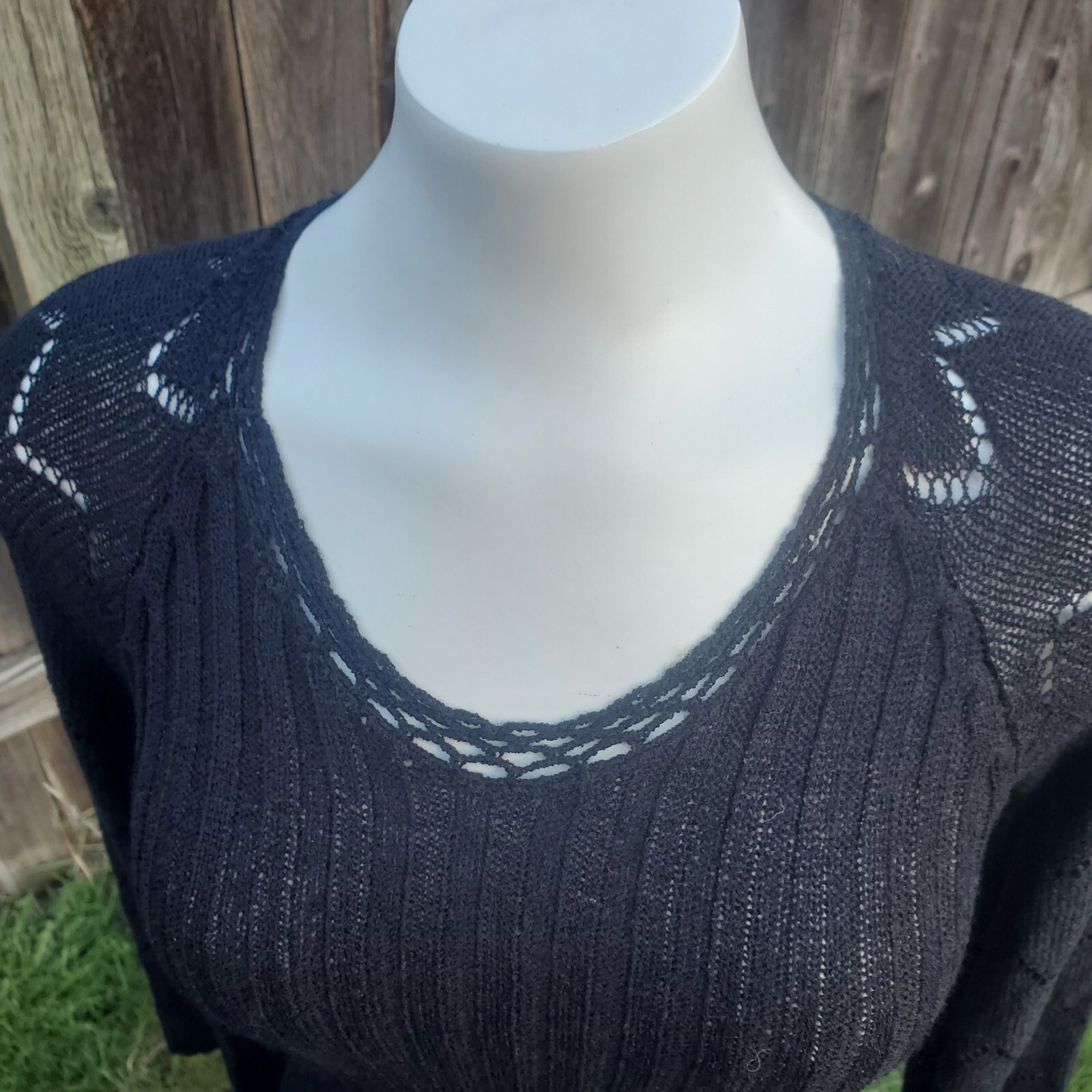 1970’s Hippie Wear Mother Nature for Organically Grown by Arpeja Black Dress (M)