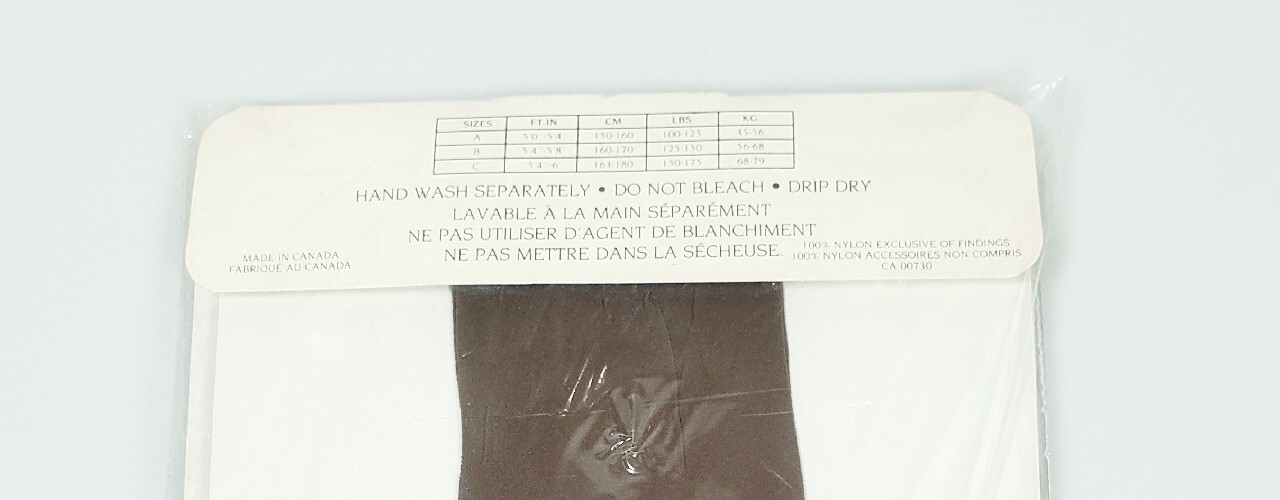 Silky Legs Vintage Pantyhose Non Run Ultra Ultra Sheer Size M/L Taupe 10 Denier