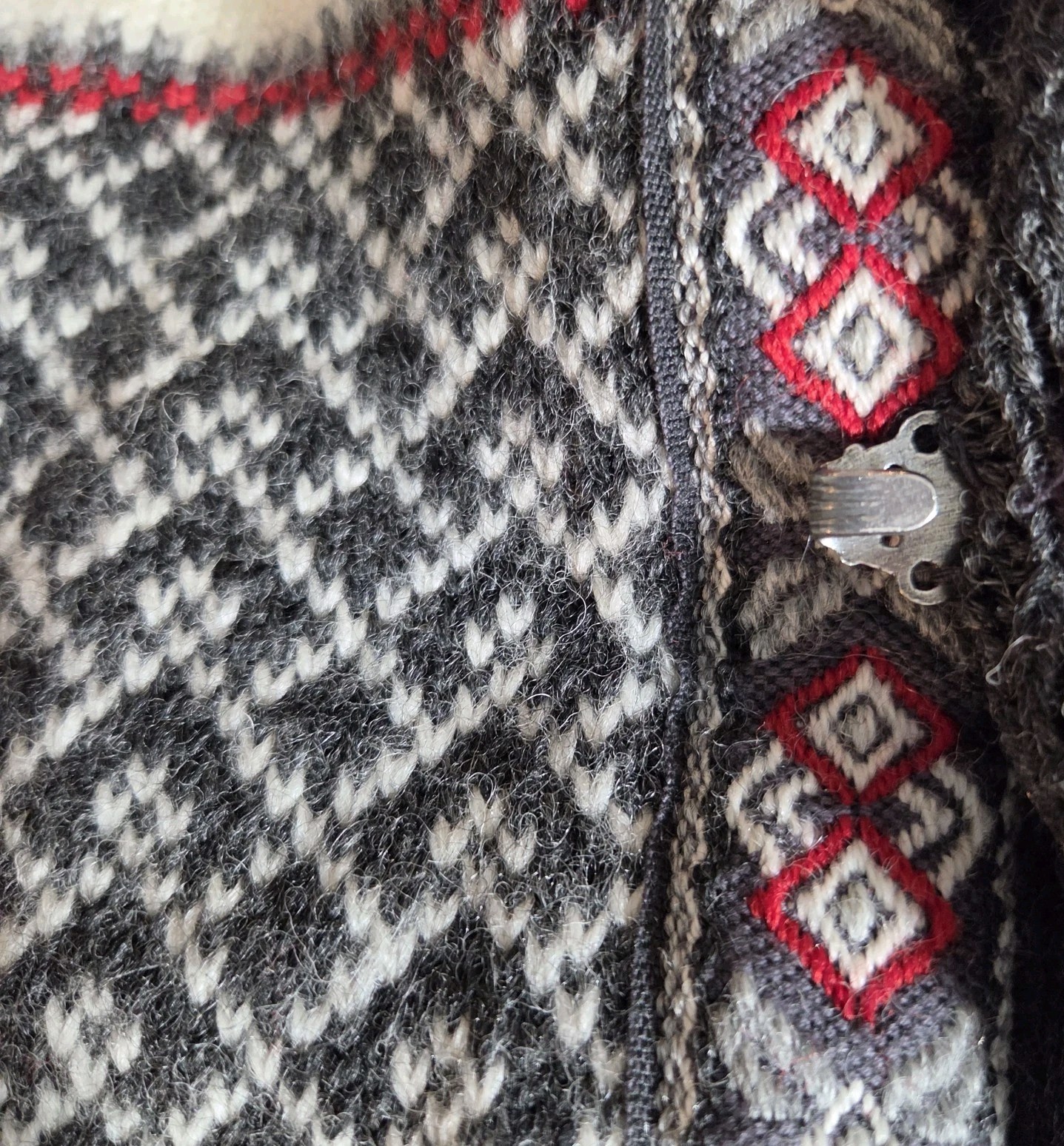 Vintage Nordstrikk 6035 Fiskarstrand Cardigan Pure 100% Virgin Wool, Norway