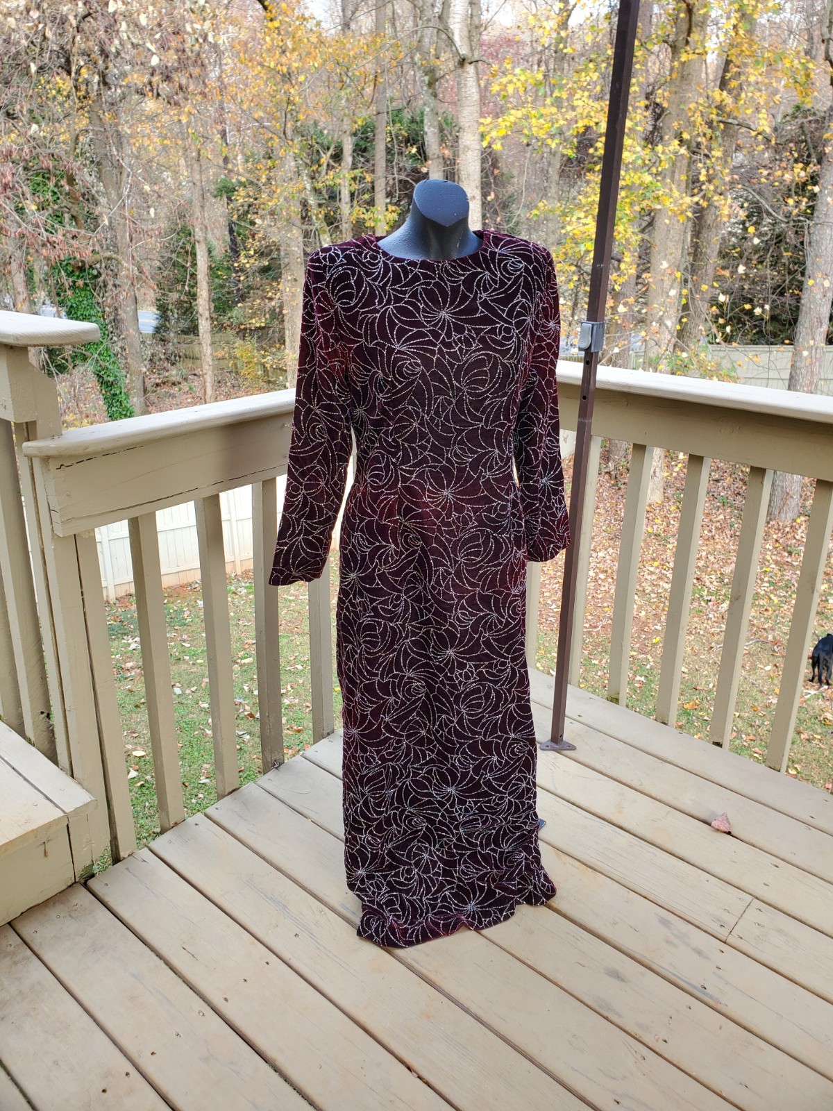 Vintage Geoffrey Beene Dress Rhinestone/Glitter Dress