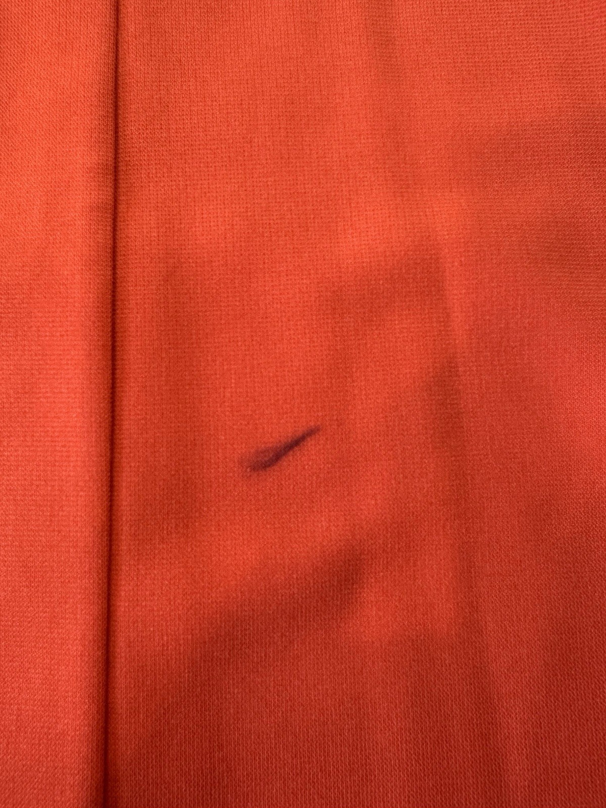 VINTAGE WOMEN’S Orange A-LINE MIDI SKIRT – QUEEN CASUALS – SIZE 9/10