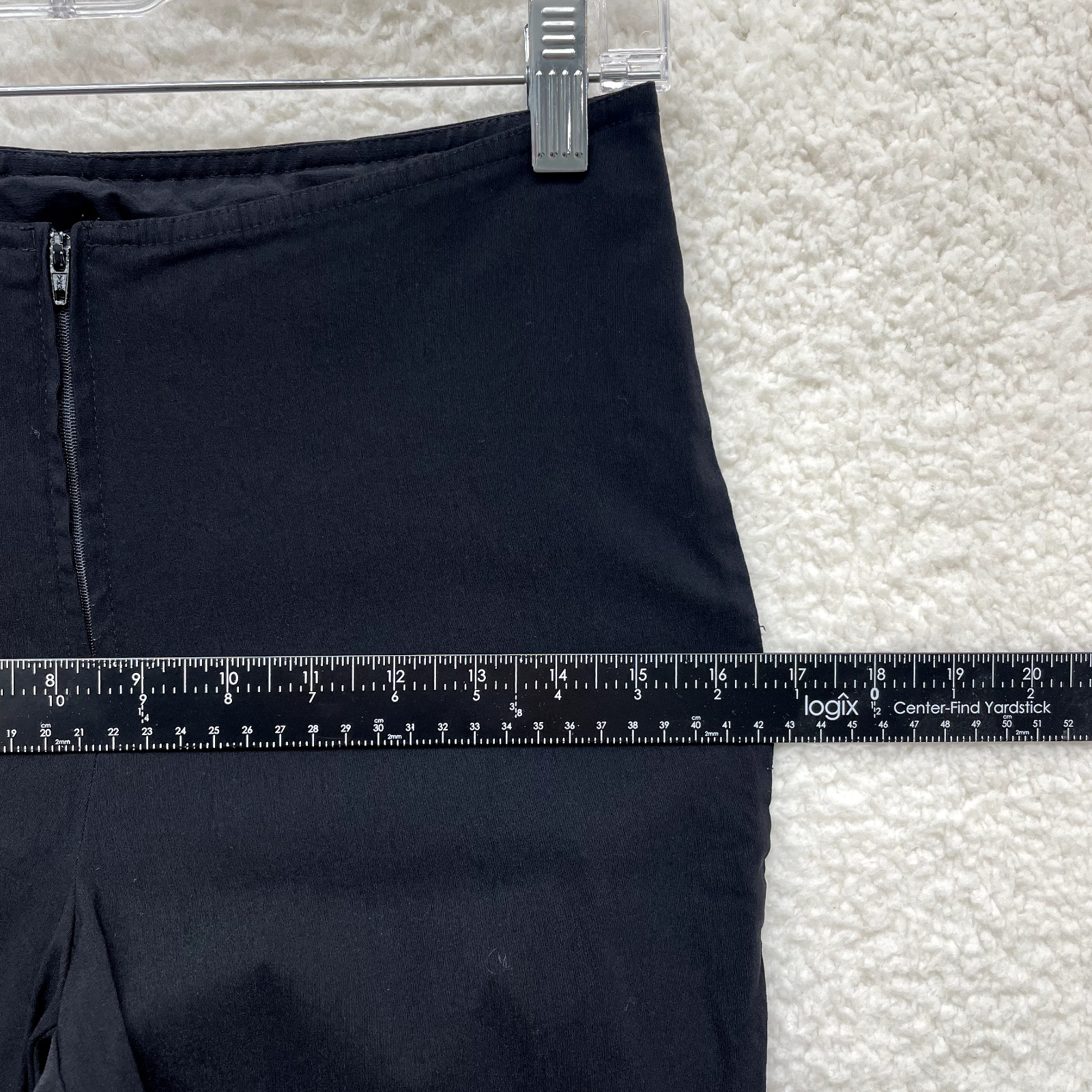 Y2K Vintage Miss Me Trousers Pants Slacks 4 26 Black Front Zip Corpcore Office