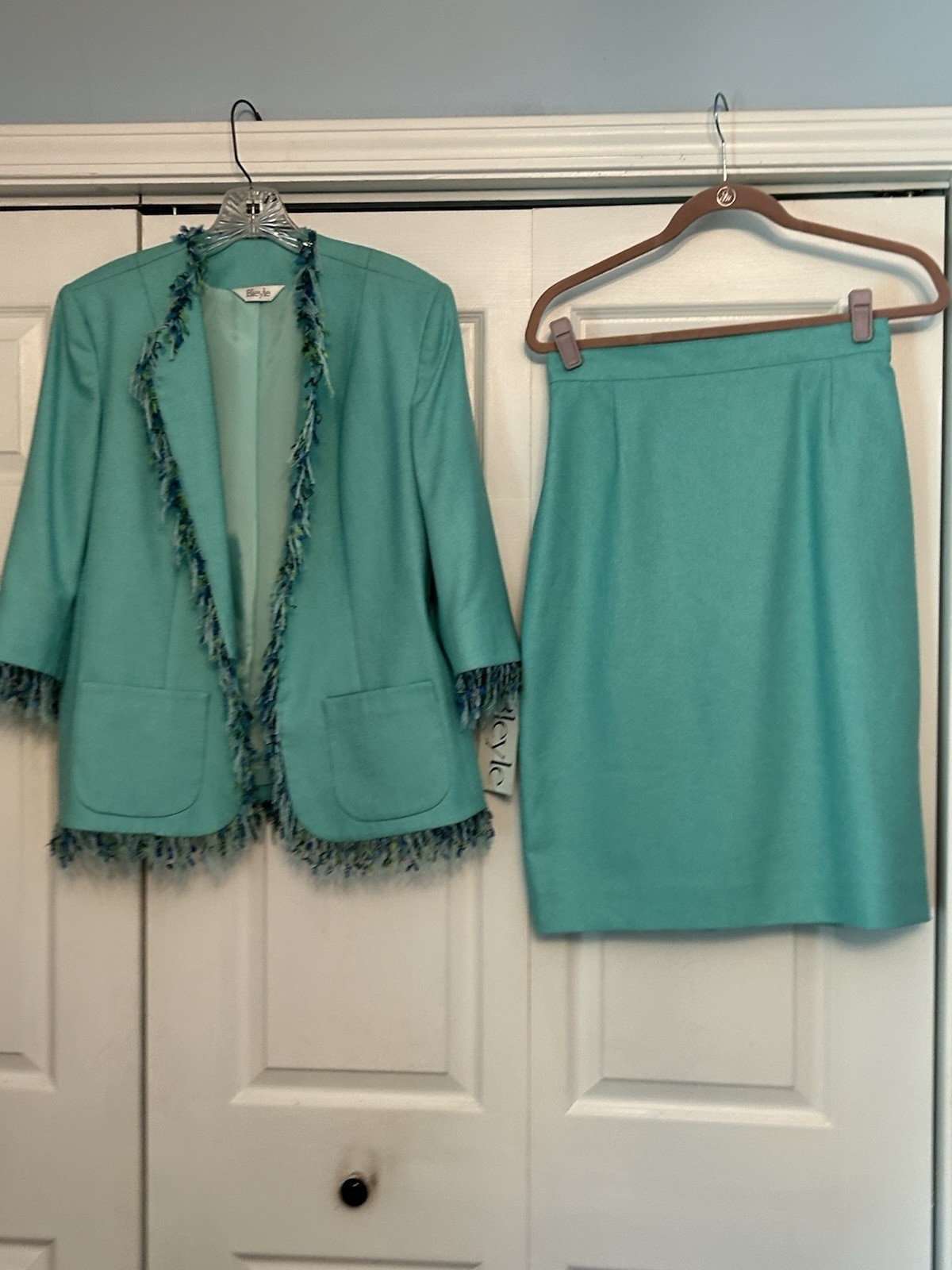 Vintage Bleyle Green Summer Skirt Suit~Size 10~New W/ Tags