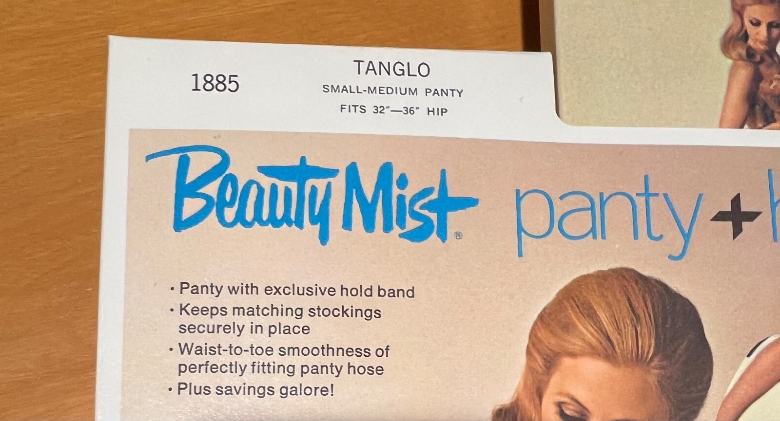 Vtg Beauty Mist 6 Tall Stockings 5’6″-5’11” 3 Panty 32-36″ Hips NOS Deadstock