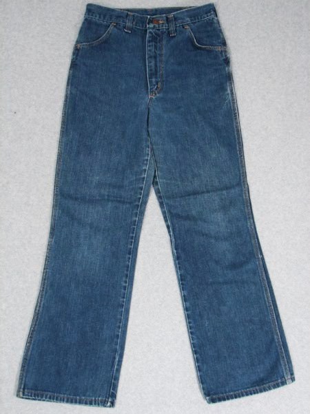 II05408 COOL VINTAGE 1970s ***BOOT CUT** WOMENS JEANS 27×29; REALLY NICE!