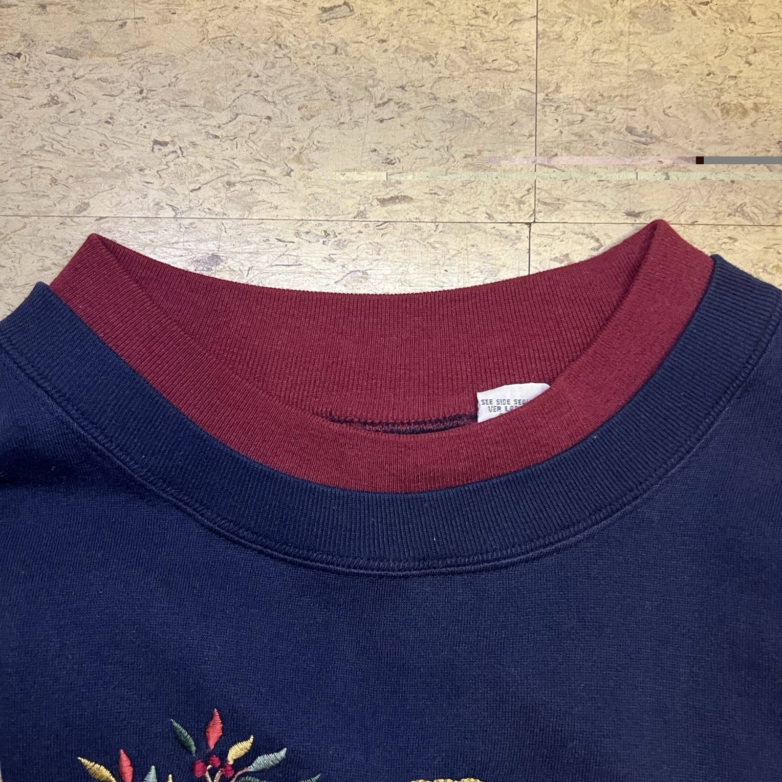 VTG Bobbie Brooks Womens Sweatshirt Farm Warm Autumn Fall Barn Granny Size 2XL