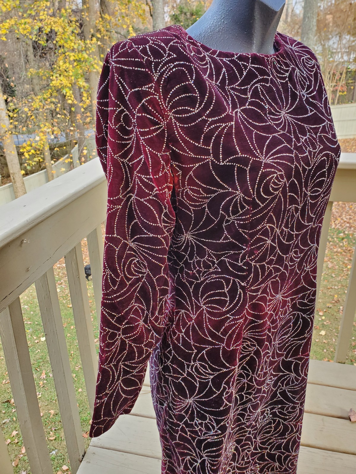 Vintage Geoffrey Beene Dress Rhinestone/Glitter Dress
