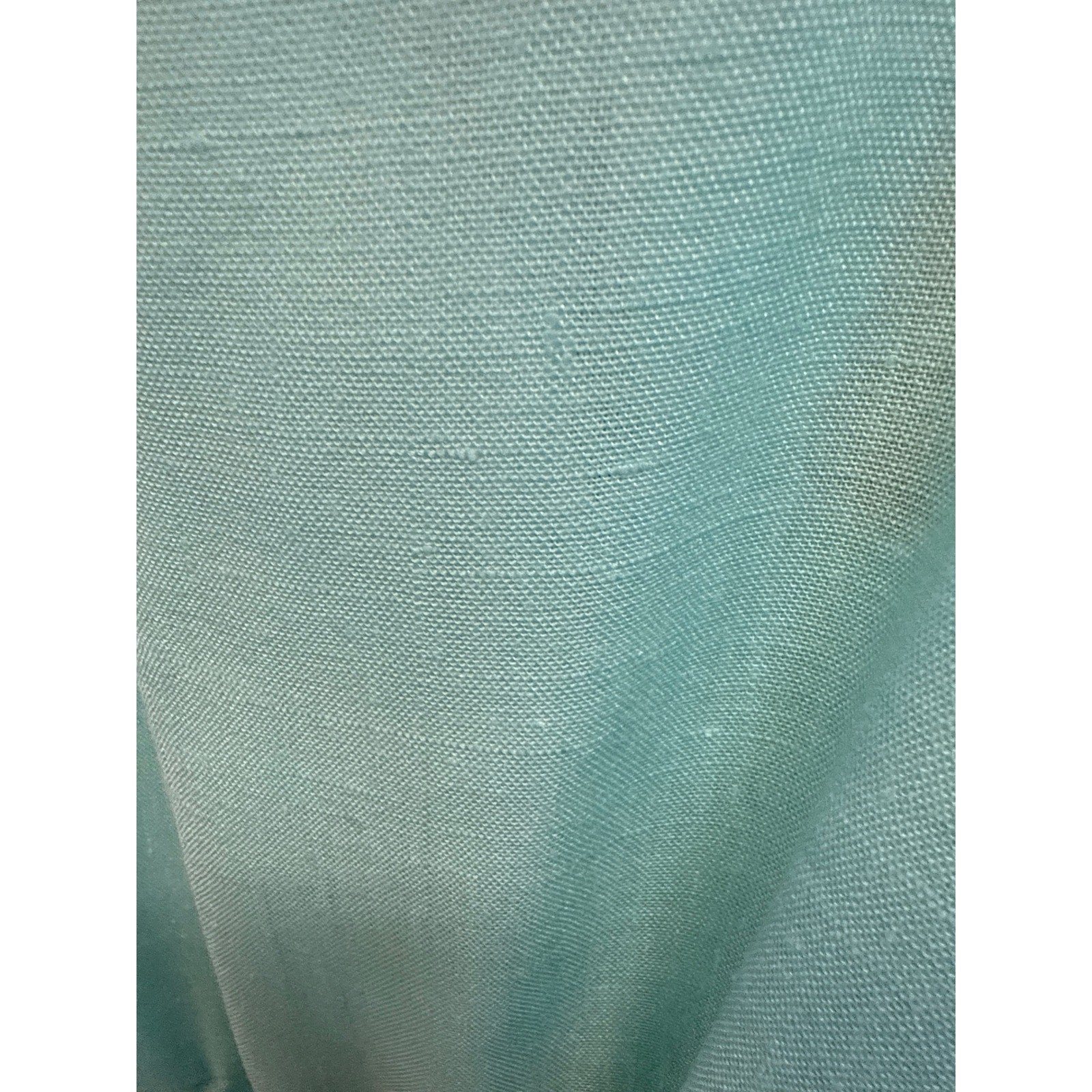 Caron Chicago EUC Vintage 60s Aqua Linen Mad Men Wiggle Dress Belted Sheath USA