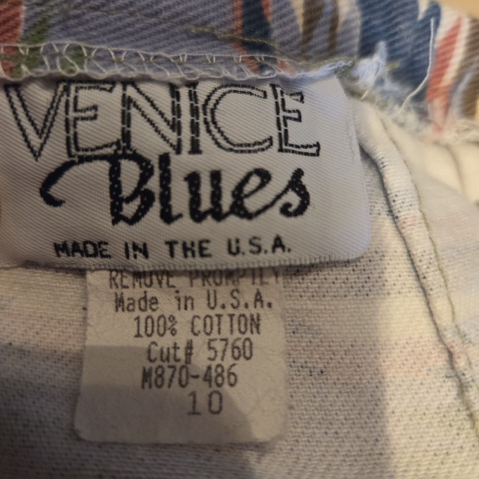 Vintage 90s Venice Blues Denim Southwestern Maxi Skirt Size 10 27″ High Waist